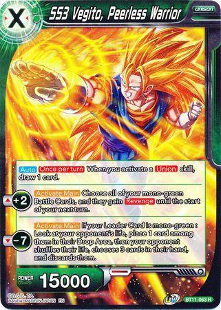 SS3 Vegito, Peerless Warrior (BT11-063) [Vermilion Bloodline] - for just $0.10! 