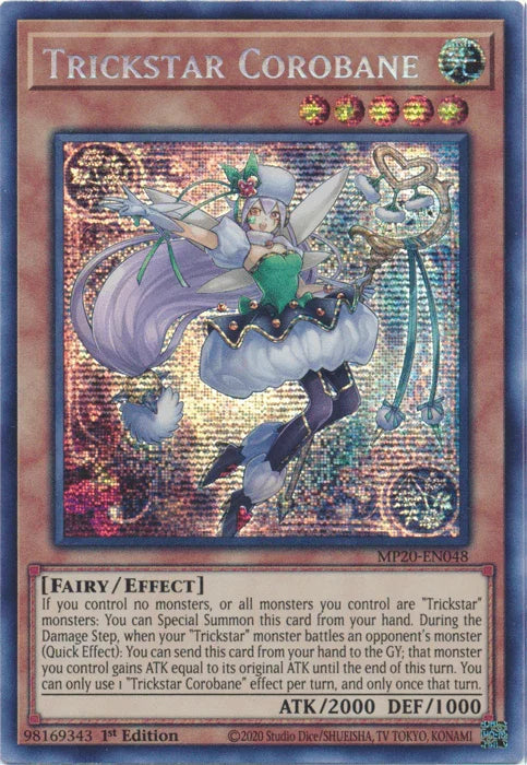 Trickstar Corobane [MP20-EN048] Prismatic Secret Rare - for just $0.40! 