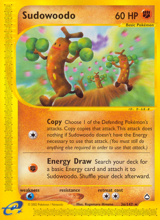 Sudowoodo (36/147) [Aquapolis] - Just $4.55! Shop now at Retro Gaming of Denver