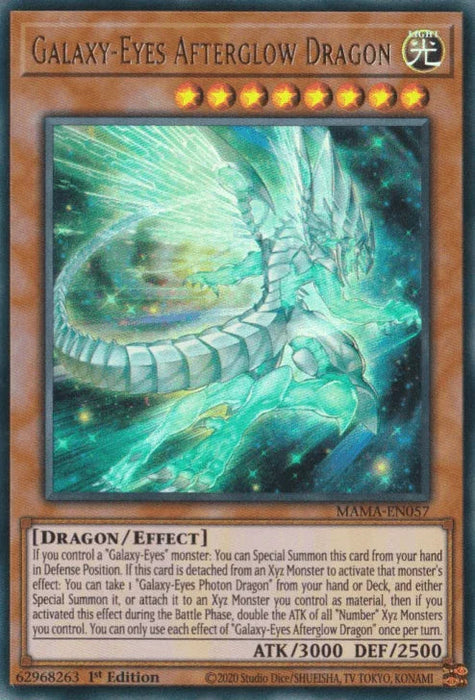 Galaxy-Eyes Afterglow Dragon [MAMA-EN057] Ultra Rare - for just $0.10! 