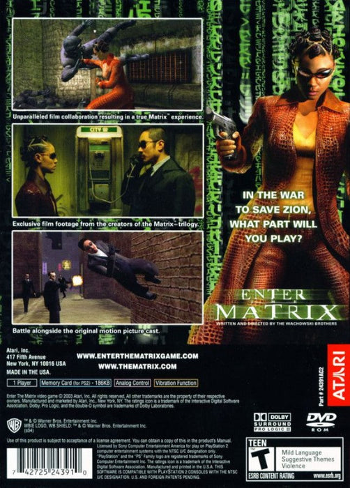 Enter the Matrix [Greatest Hits] – PlayStation 2 (PS2) - for just $0! 