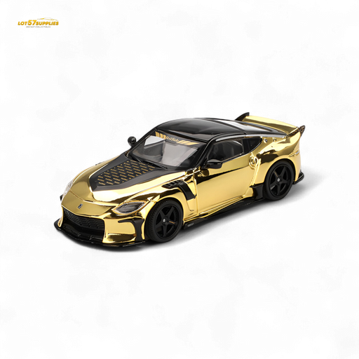 Mini-GT Nissan Z VeilSide FZ400 Gold Chrome LHD 1:64 - for just $24.99! 