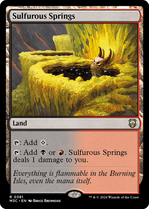 Sulfurous Springs (M3C-381) - Modern Horizons 3 Commander - for just $0.47! 