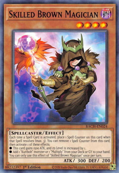Skilled Brown Magician [BACH-EN024] Common - for just $0.10! 