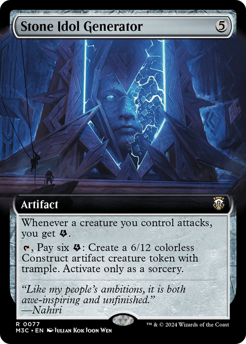 Stone Idol Generator (M3C-077) - Modern Horizons 3 Commander: (Extended Art) - for just $0.10! 