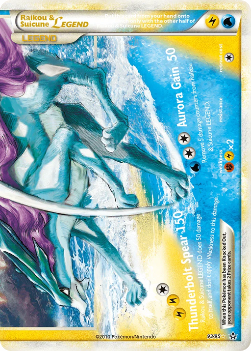 Raikou & Suicune LEGEND (93/95) [HeartGold & SoulSilver: Unleashed] - for just $61.20! 