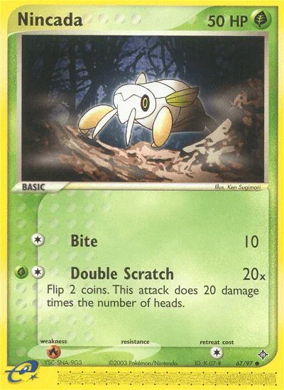 Nincada (67/97) [EX: Dragon] - for just $0.30! 
