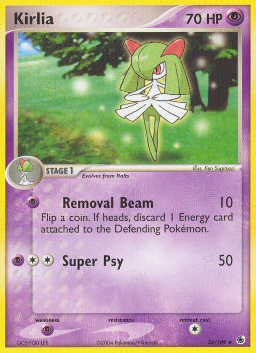 Kirlia (34/109) [EX: Battle Stadium] - for just $0.50! 