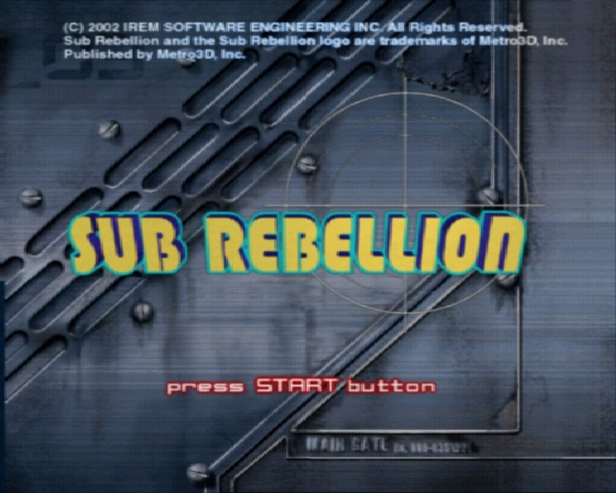 Sub Rebellion – PlayStation 2 (PS2) - for just $0! 