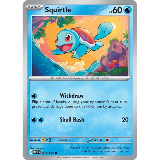 Squirtle (007/165) [Scarlet & Violet: 151] - Just $0.05! Shop now at Retro Gaming of Denver