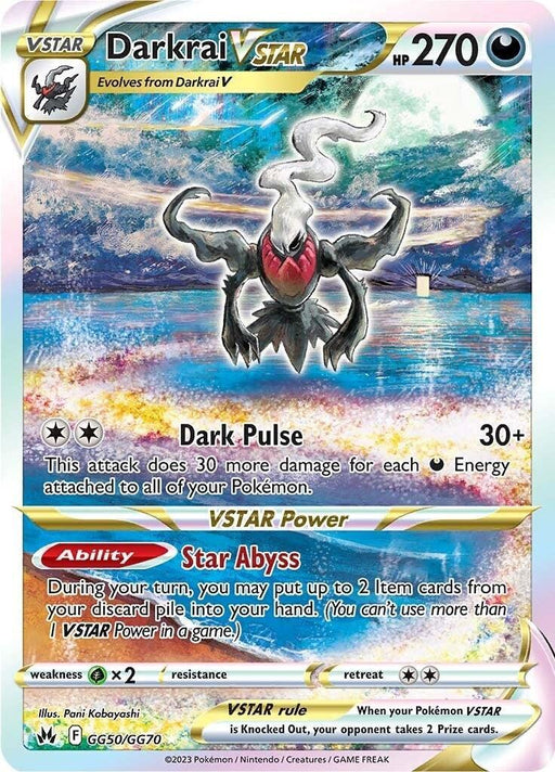 Darkrai VSTAR (GG50/GG70) [Sword & Shield: Crown Zenith] - for just $46.85! 