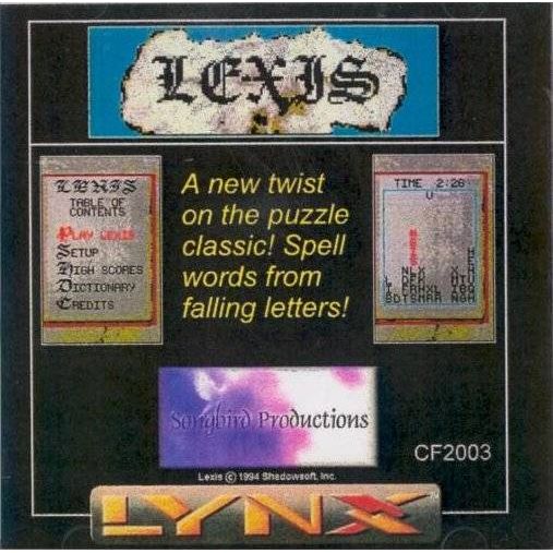 Lexis (Atari Lynx) - Just $0! Shop now at Retro Gaming of Denver