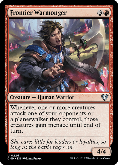 Frontier Warmonger (CMM-224) - Commander Masters - for just $0.08! 