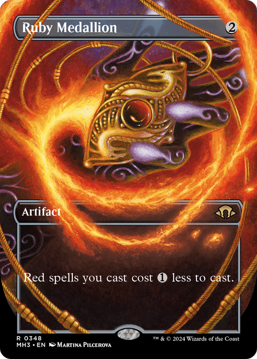Ruby Medallion (Borderless) (MH3-348) - Modern Horizons 3 (Borderless) - for just $6.13! 
