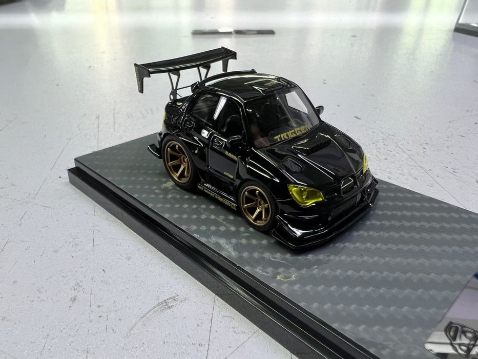 YM model X Q CAR Subaru Impreza WRX STI Voltex Black Gold Resin 1:64 - for just $69.99! 