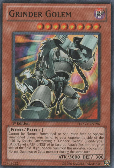 Grinder Golem [LCGX-EN196] Common - for just $0.55! 