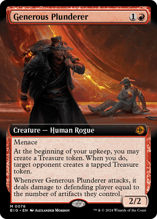 Generous Plunderer (BIG-076) - The Big Score: (Extended Art) - for just $6.13! 
