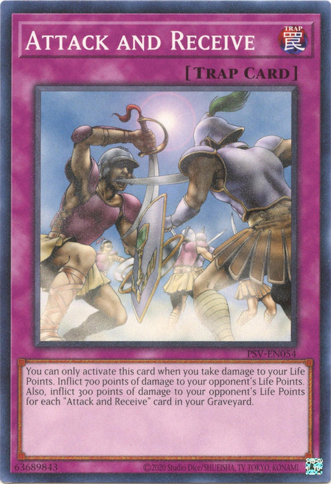 Attack and Receive (25th Anniversary) [PSV-EN054] Common - for just $0.10! 