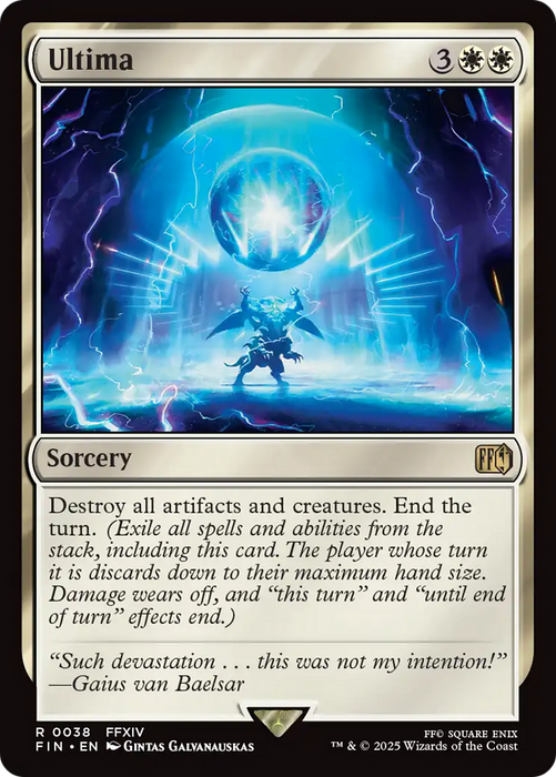 Ultima (FIN-038) - FINAL FANTASY Foil - for just $0.26! 