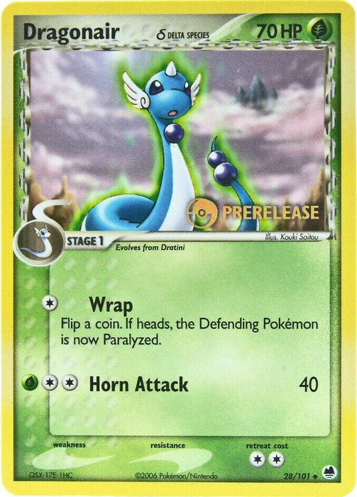 Dragonair (28/101) (Prerelease) [EX: Dragon Frontiers] - for just $26! 