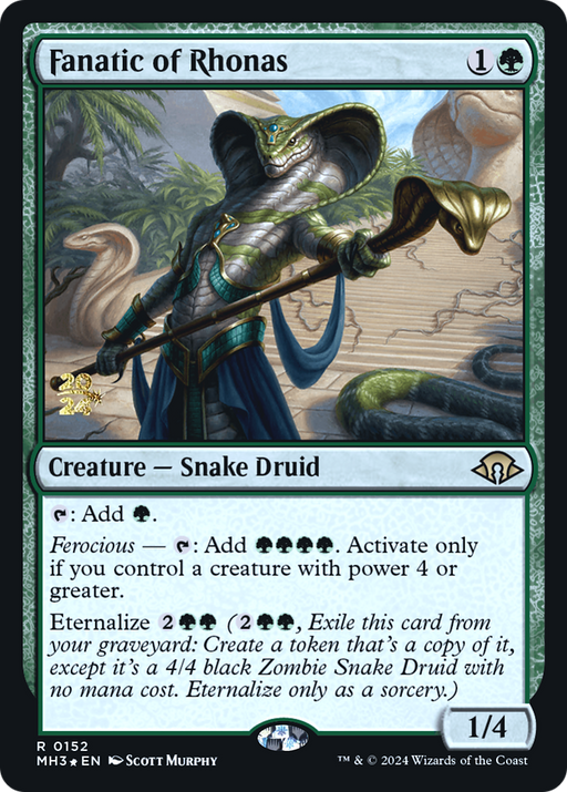 Fanatic of Rhonas (PRE-152) - Modern Horizons 3 Promos Foil - for just $5.20! 