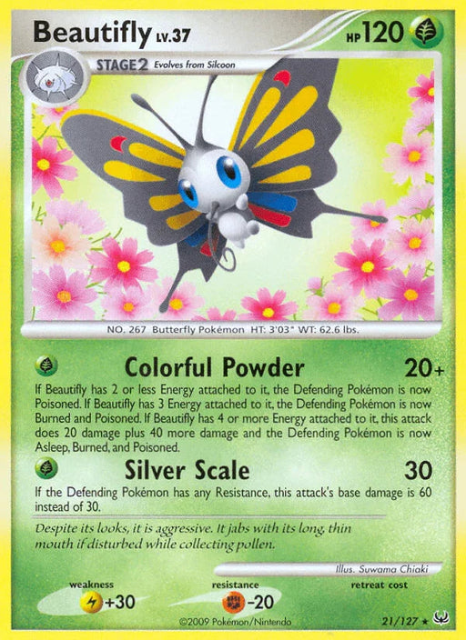Beautifly (21/127) [Platinum: Base Set] - for just $0.40! 