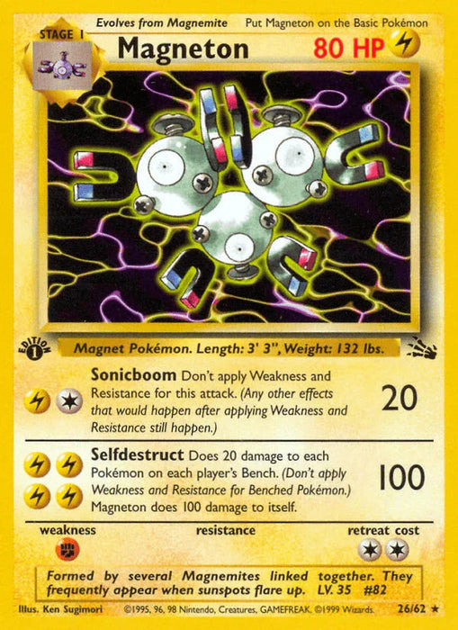 Magneton (26/62) [Fossil 1st Edition] - for just $2.90! 