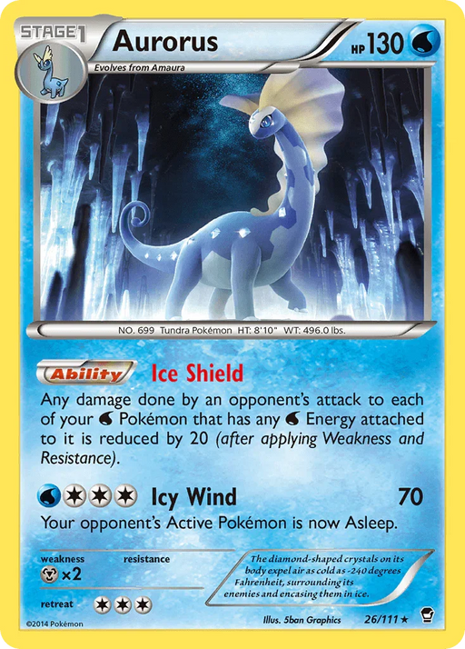 Aurorus (26/111) [XY: Furious Fists] - for just $3.35! 