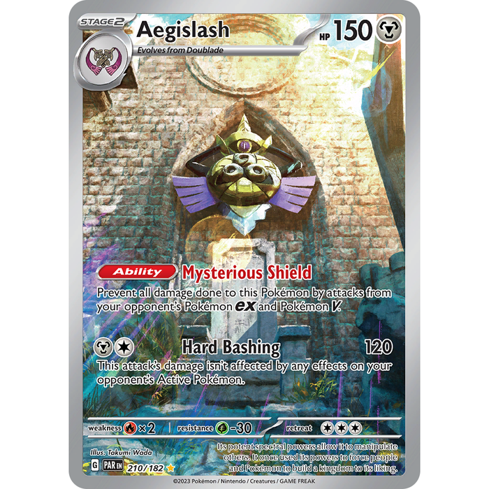 Aegislash (210/182) [Scarlet & Violet: Paradox Rift] - Just $2.35! Shop now at Retro Gaming of Denver