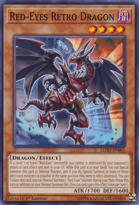 Red-Eyes Retro Dragon [LEDU-EN005] Common - for just $0.15! 