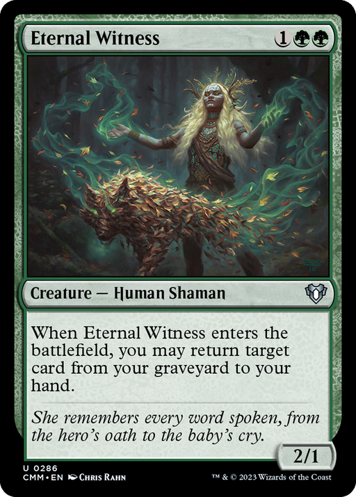 Eternal Witness (CMM-286) - Commander Masters - for just $0.42! 