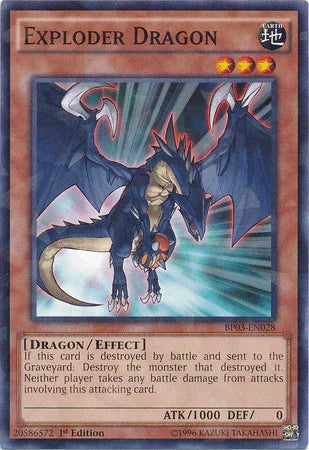 Exploder Dragon [BP03-EN028] Shatterfoil Rare - for just $0.30! 