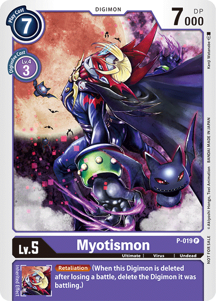 Myotismon [P-019] [Promotional Cards] - Just $0.70! Shop now at Retro Gaming of Denver