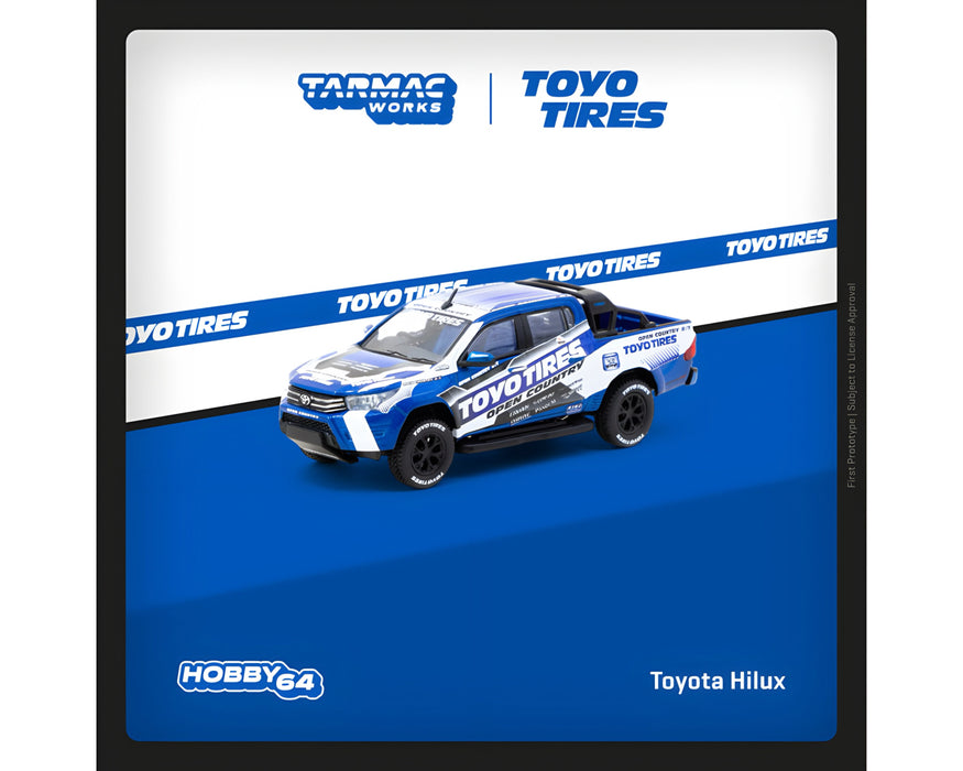 Tarmac Works 1:64 Toyota Hilux Blue/White - for just $22.99! 