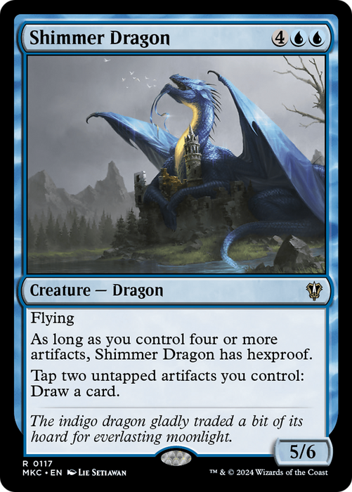 Shimmer Dragon (MKC-117) - Murders at Karlov Manor Commander - for just $0.11! 