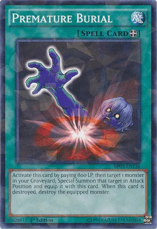 Premature Burial [BP03-EN136] Shatterfoil Rare - for just $0.50! 