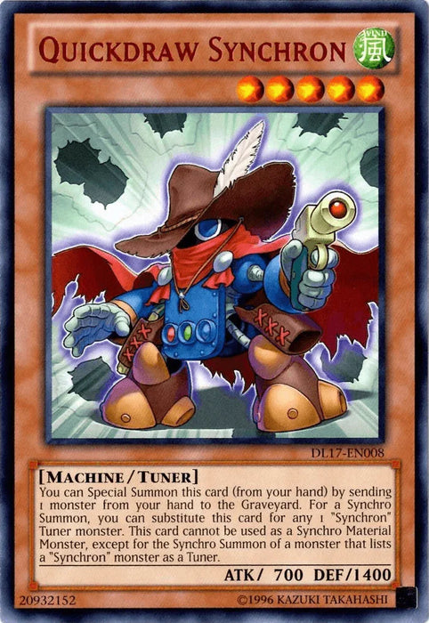 Quickdraw Synchron (Red) [DL17-EN008] Rare - for just $1.60! 