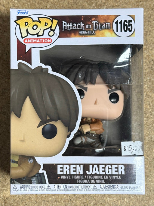 Funko Pop! Animation Eren Jaeger Leaping #1165 Attack On Titan AOT 2022 (Box Dmg) - for just $15! 