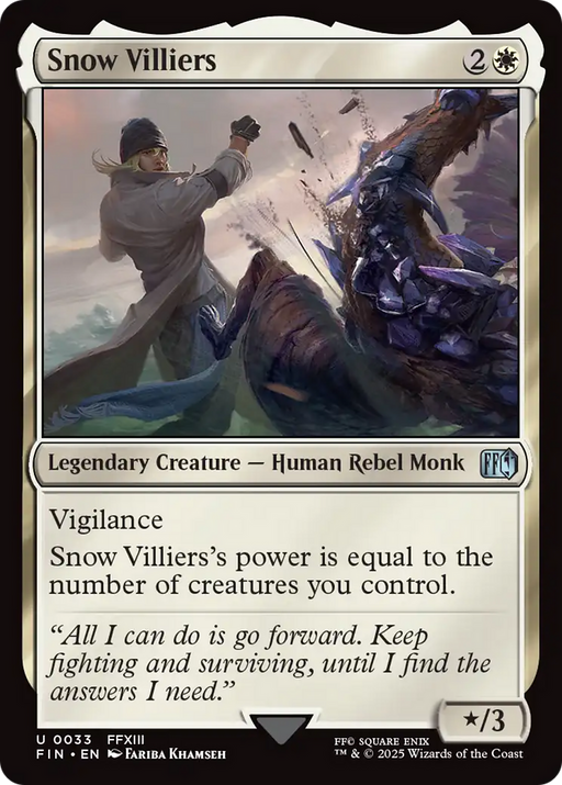 Snow Villiers (FIN-033) - FINAL FANTASY Foil - for just $0.05! 