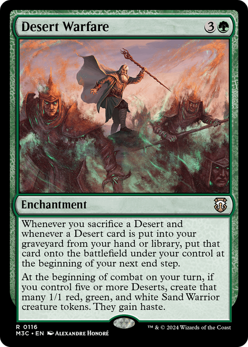 Desert Warfare (M3C-116) - Modern Horizons 3 Commander - for just $0.08! 