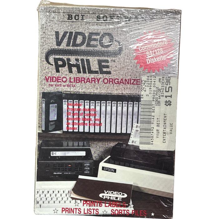 Video Library Organizer - Commodore 64/128 - for just $19.99! 