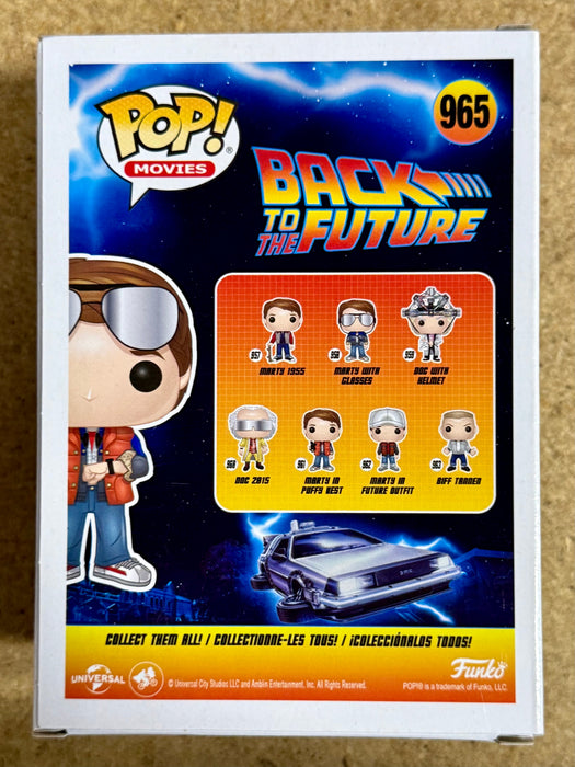 Funko Pop! Movies Marty McFly Checking Watch #965 Back to The Future SDCC 2020 Summer Con Exclusive - for just $30! 