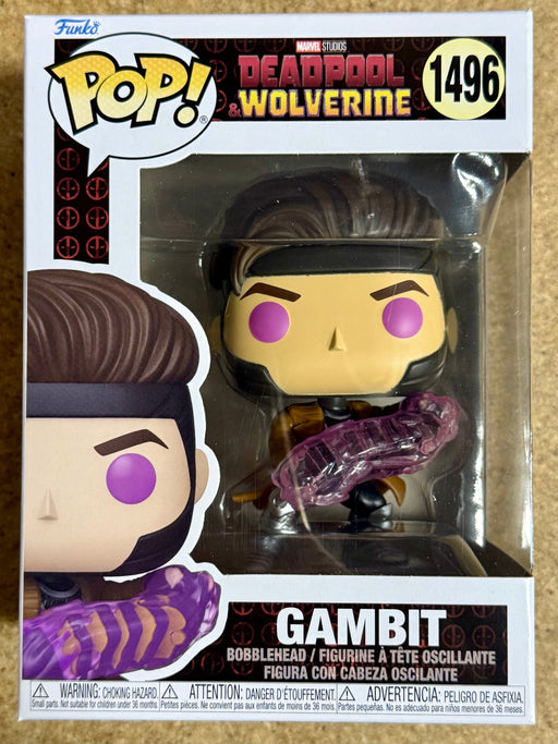 Funko Pop! Marvel Gambit With Cards #1496 MCU Deadpool & Wolverine 2024 - for just $13! 