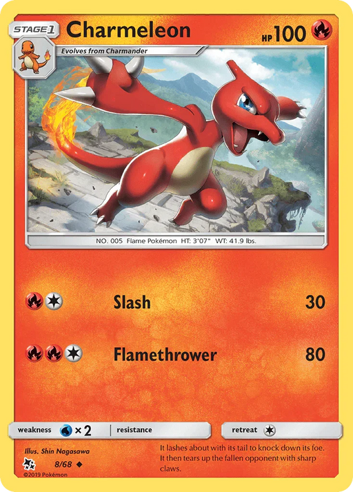 Charmeleon (8/68) [Sun & Moon: Hidden Fates] - for just $0.10! 