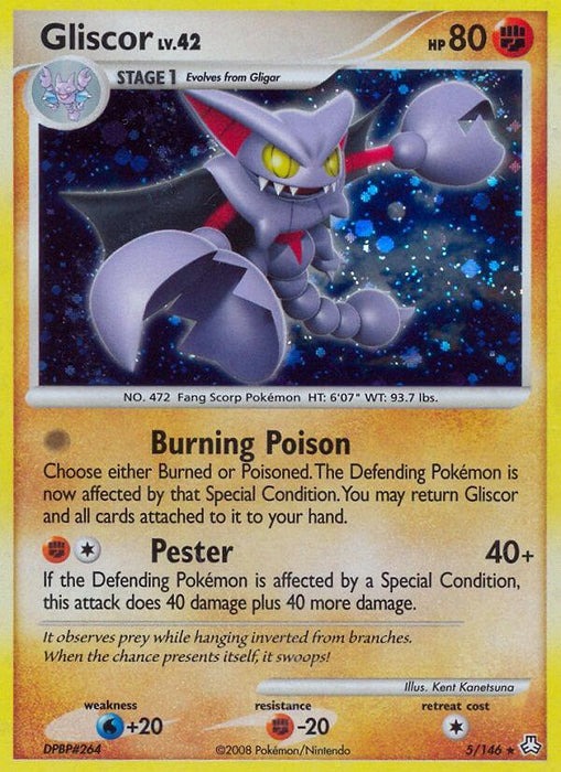 Gliscor (5/146) (Theme Deck Exclusive) [Diamond & Pearl: Legends Awakened] - for just $0.30! 