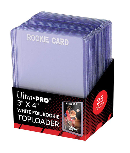 Ultra PRO: Toploader - 3" x 4" (25ct - White Foil Rookie) - for just $0! 