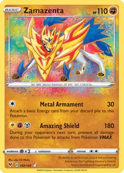 Zamazenta (102/185) [Sword & Shield: Vivid Voltage] - for just $1.40! 