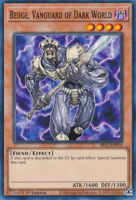 Beiige, Vanguard of Dark World [SR13-EN010] Common - for just $0.10! 