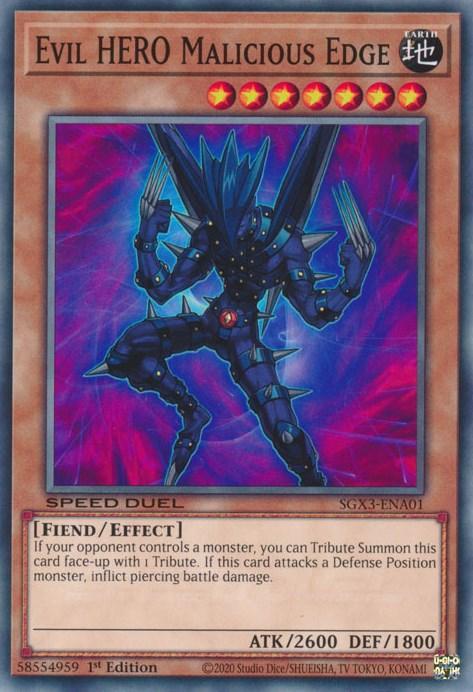 Evil HERO Malicious Edge [SGX3-ENA01] Common - for just $0.15! 