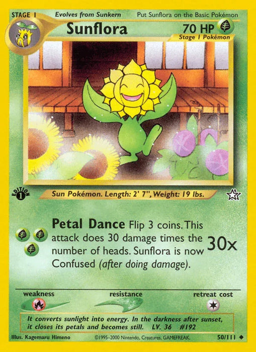 Sunflora (50/111) [Neo Genesis 1st Edition] - for just $1.10! 